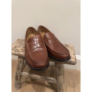 Cole Haan C23845 Pinch Weekender Penny Loafers British Tan Leather 13 Excellent